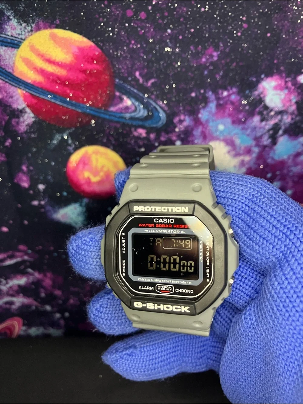 Custom G Shock black and Grey style color way